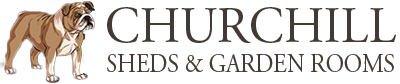 Churchill Sheds Logo